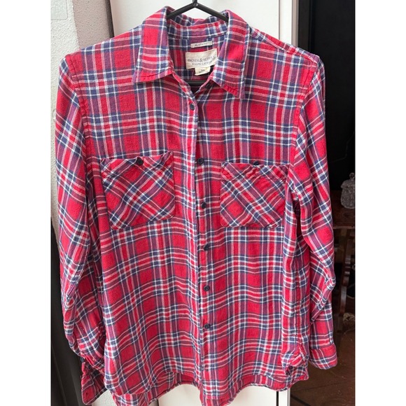 Denim & Supply Ralph Lauren Tops - Denim & Supply Ralph Lauren Red Plaid Flannel Shirt Womens M Utility Workwear
